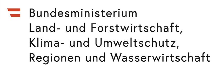 Logo eines österr. Ministeriums, das das Projekt unterstützt